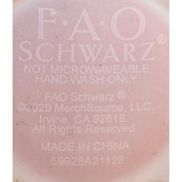 FAO Schwarz Hand-Glazed Ceramic Childs Tea Party Set - 10pc Pastel colors. - Picture 5 of 14